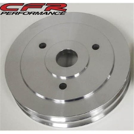 Cfr Performance CFR HZ-8843-C Chevy Big Block Chrome Aluminum Crank Pulley - 2 Groove Short HZ-8843-M